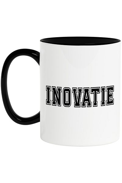 StoryGift Romania Innovation Mug, Motivational Message, Inspirational Text, Self Care, 330ml, Ceramic, With ,STG