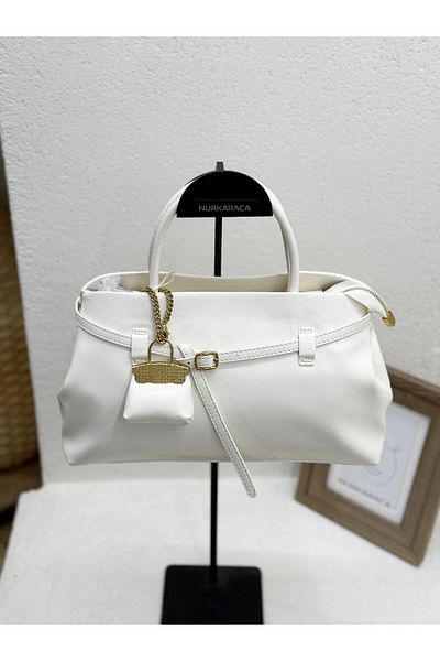 Jacquline 6205 Bag with Charm Accessories Both Hand and Shoulder Bag Women