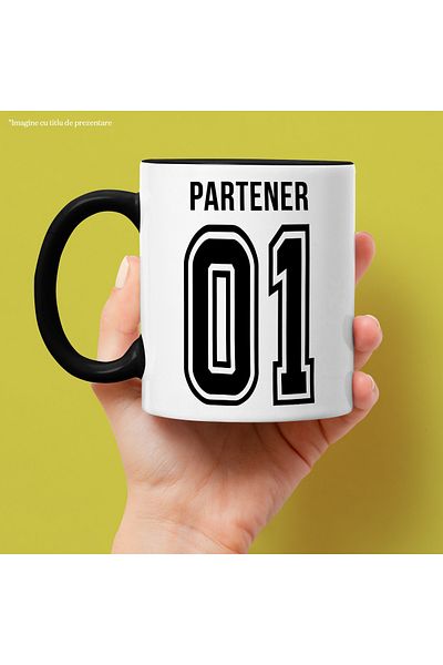 StoryGift Romania Mug With Partner Text, and Number 01, Best, Appreciation, Personalized, 33, With, STG