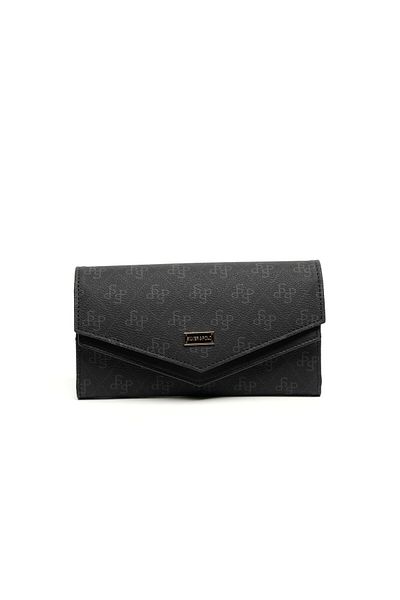 Silver Polo Silver & Polo Black Sp1154 Women's Wallet & Card Holder