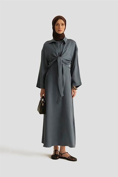 Armine Lyocell Shirt Dress Suit 25Yd4253 Indigo