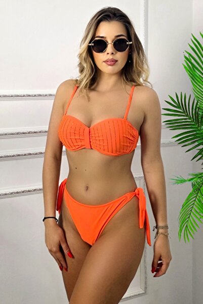 FashionForYou TERREY μαγιό δύο τεμαχίων, ρυθμιζόμενο σλιπ και σουτιέν με παγι...