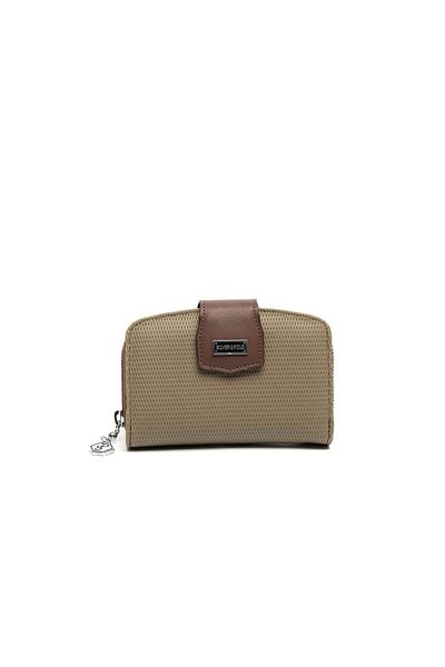 Silver Polo Silver & Polo L.Khaki - Brown Sp874 Women's Wallet & Card Holder
