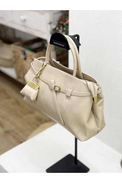 Jacquline 6205 Bag with Charm Accessories Both Hand and Shoulder Bag Women