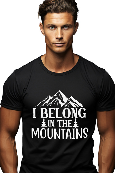 StoryGift Romania Men's T-shirt With Mountains For Those Who Find Themselves ...