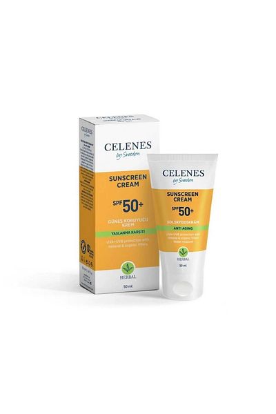 Celenes Herbal Anti Age Sun Cream Spf50 50 ml
