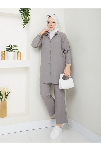 VOLT CLOTHİNG Women's Hijab Suit with Trousers
