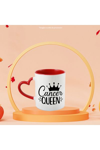 StoryGift Romania Mug with Cancer zodiac sign, illustration, zodiac sign, astrology, queen, symbol, sign with Handle, With, STG