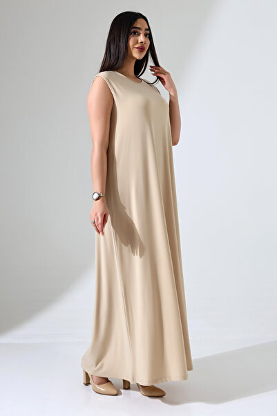 Mankens Fashion Taş Uzun İç Elbise