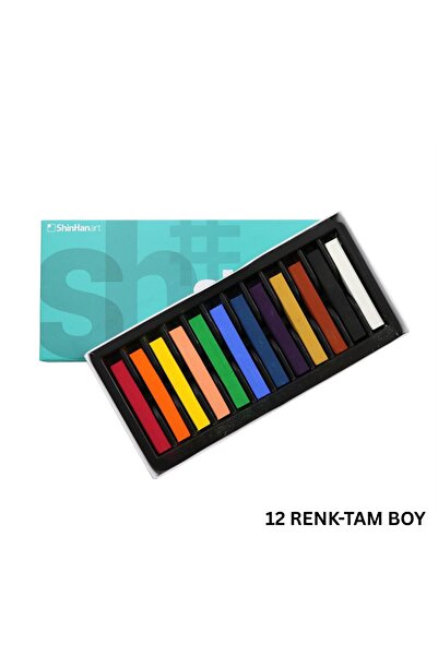 roco paper ShinHan SH Soft Pastel Boya Seti 12'li, Yüksek Pigmentli, Krapon P...