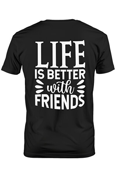 StoryGift Romania Tricou Barbati cu textul in engleza "Life is better with fr...