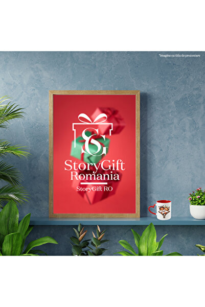 StoryGift Romania Mug with 2 foxes, illustration, zipper, close, crowded, cheerful, hat, flower, With ,STG