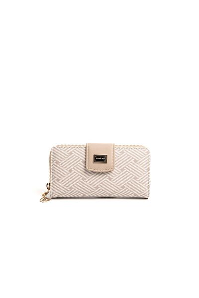Silver Polo Silver & Polo Beige - Sand Sp928 Women's Wallet & Card Holder