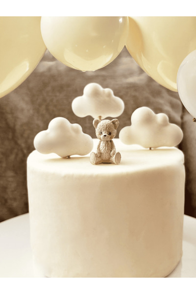 puffy party Ayı Bugi ve Bulut Pasta Kürdanı