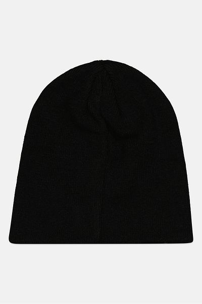 Diffuse Men Embroidered Beanie, Black