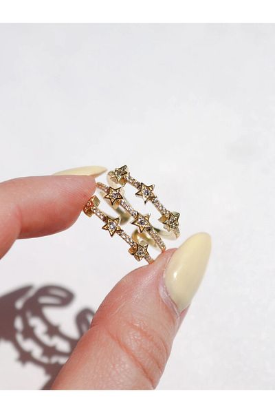 Reorah Collection Star Line Ring