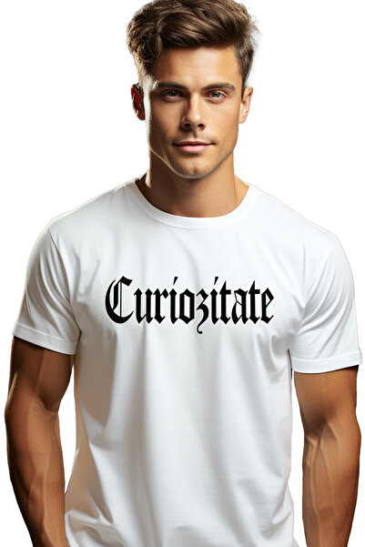 StoryGift Romania Tricou bărbătesc Curiozitate, mesaj motivațional, cuvânt, t...