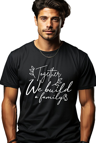 StoryGift Romania Tricou bărbătesc cu mesaj emoționant în engleză „Împreună c...