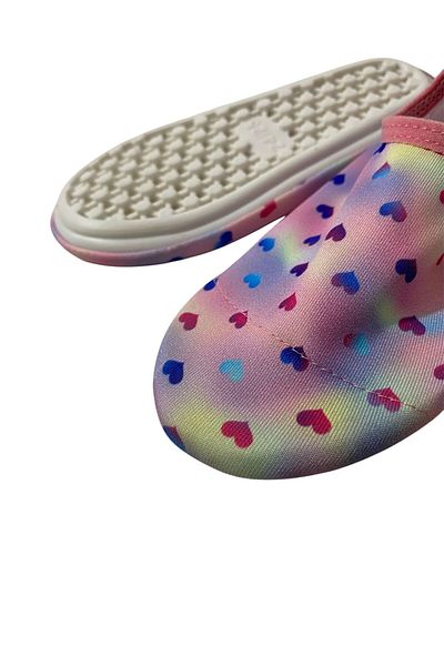 Esco Sesa Pantofi de mare pentru fete - Talpă anti-alunecare - Inimă colorată