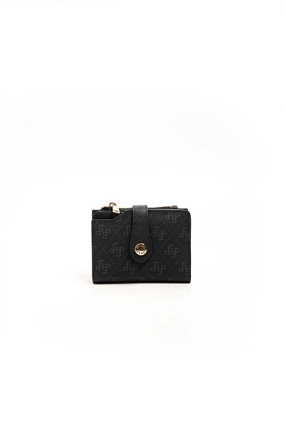 Silver Polo Silver & Polo Black Sp1181 Women's Wallet & Card Holder
