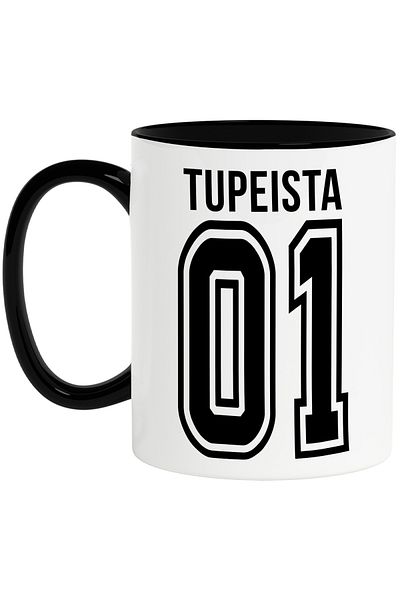 StoryGift Romania Mug With Text Tupeista, And Number 01, Best, Appreciation, Personalized, 3, With, STG