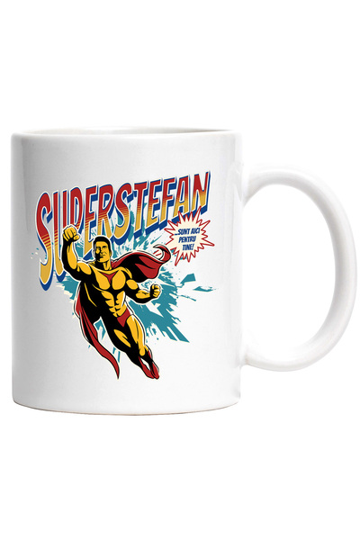 StoryGift Romania Cana Super Stefan, SuperErou Sunt Aici Pentru Tine, 330ml, ...