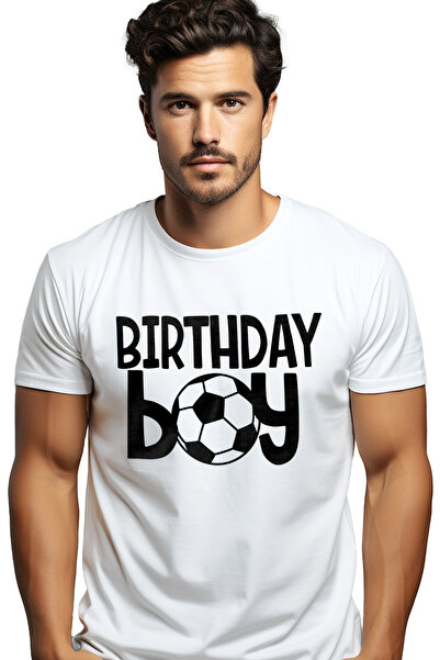 StoryGift Romania Tricou bărbătesc pentru un băiat de fotbal care își sărbăto...