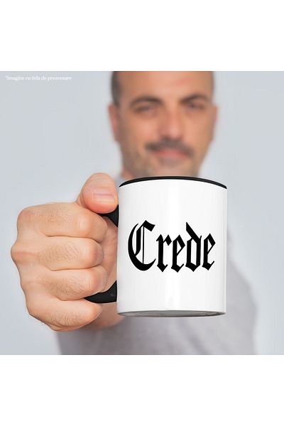 StoryGift Romania Believe Mug, Motivational Message, Word, Inspirational Text, Self Care, 330ml, Ce, Cu, STG