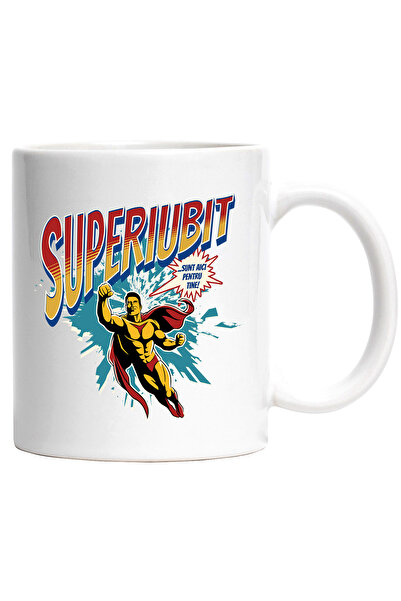 StoryGift Romania Cana Super Iubit - Super Erou, Sunt Aici Pentru Tine, 330ml...