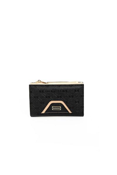 Silver Polo Silver & Polo Black - S.Nut Sp1056 Women's Wallet & Card Holder