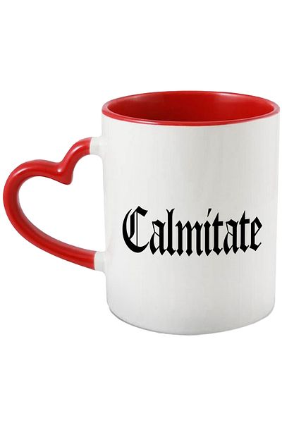 StoryGift Romania Calmness Mug, Motivational Message, Word, Inspirational Text, Self Care, 330ml, With ,STG