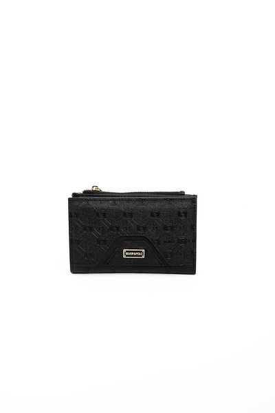 Silver Polo Silver & Polo Black Sp1056 Women's Wallet & Card Holder