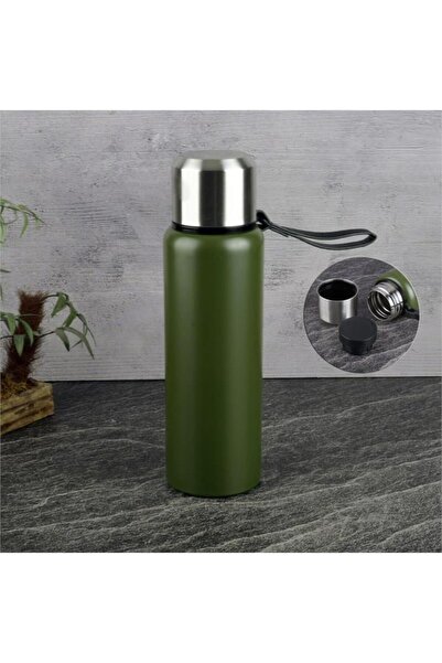 Paçi 75263 Yeşil Avcı Çift Katlı Çelik Termos 1000 ml
