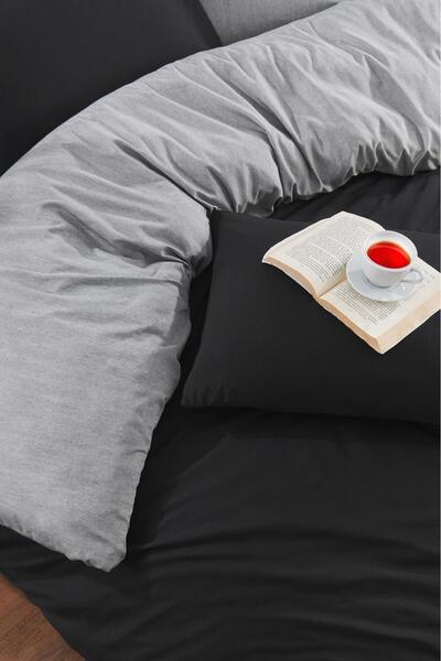 Constanza Exclusive Set de lenjerie de pat dublă cu cearșaf elastic