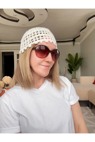 Zuviel Deco Handmade Handmade Knitted Mesh Cap
