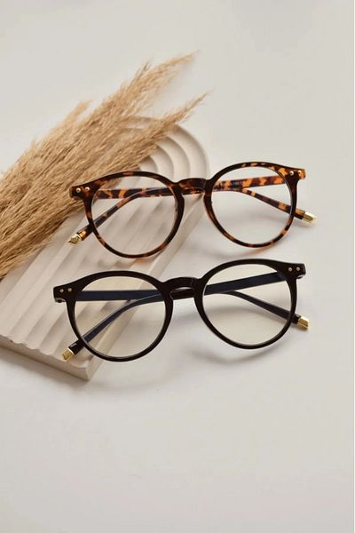 Rams Set of 2 Clear Glasses with Blue Light Protection