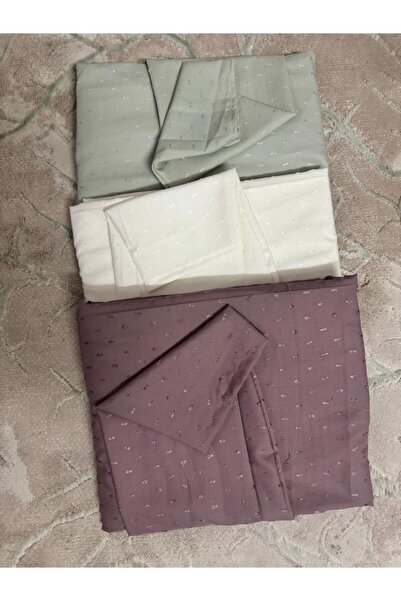 Gerenic شرشف صلاة قطن بارد لبس مفتوح طقم 3حبة بألوان مختلفة