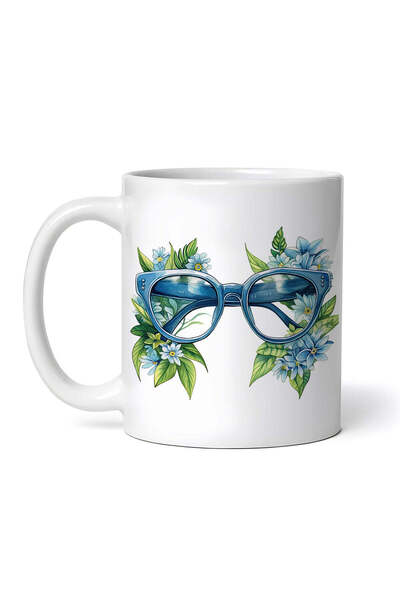 OEM Εξατομικευμένη λευκή κούπα, ποτήρια λουλουδιών, INOVATIX®. 330ml