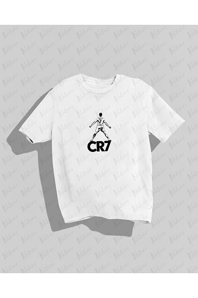 Nulivez Cristiano Ronaldo Design Printed High Quality Compact Unisex Oversize T-Shirt