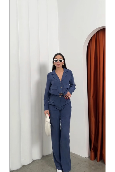 Zera Ruth Lacivert Modal ikili Takım