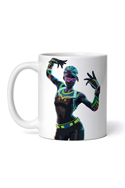 OEM Cană albă personalizată, Nitelite Fortnite, INOVATIX®. 330 ml