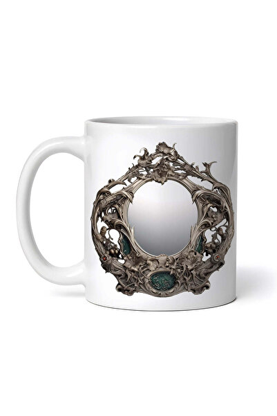 OEM Cană albă personalizată, oglindă magică argintie, Inovatix®. 330 ml