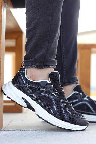 Hammer Jack Hamlet Comfortable Sole Walking Running Fitness Black Men's Sports Shoes