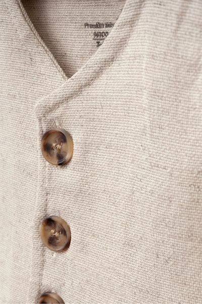 Babymod Linen Vest Shorts Stylish Baby Girl Set