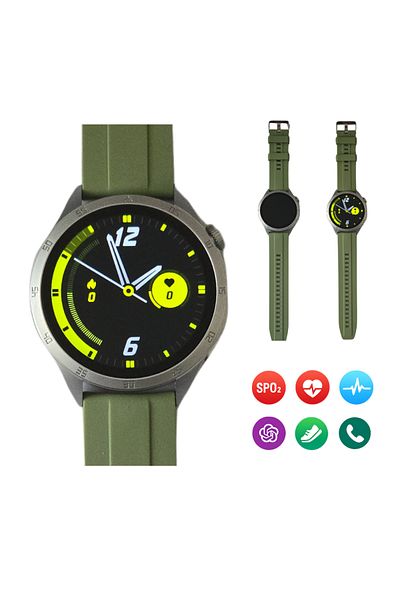 Unico Smartwatch Unico SW2179, Bluetooth Call, Sports, Health, Unisex, Silver, IP65