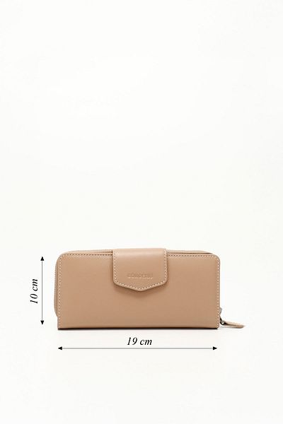 GÖNDERİ(R) VİZONA BROWN Genuine Leather Women's Wallet 06133