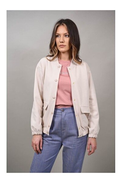 FASHIONLAND GEACA AVIATOR SOFT CANEPINA Bej Deschis TALIE UNICA