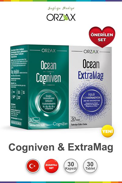 Ocean 30 Capsules Containing Cogniven & Ocean Extramag 30 Tablets