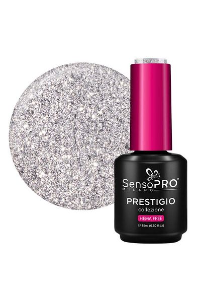 SensoPRO Milano Oja semipermanenta PRESTIGIO SensoPRO Milano - Silver Luxe 15ml