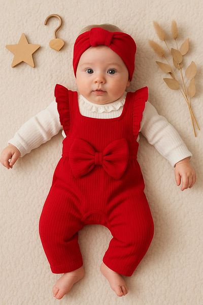 Babydonat بذلة من الدانتيل للفتيات الصغيرات - طقم مكون من قطعتين